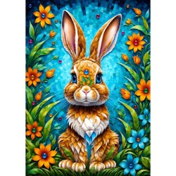 Puzzle Enjoy Puzzle : Garden Bunny - 1000 Pièces