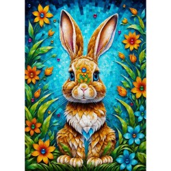 Puzzle Enjoy Puzzle : Garden Bunny - 1000 Pièces