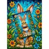 Puzzle Enjoy Puzzle : Garden Bunny - 1000 Pièces