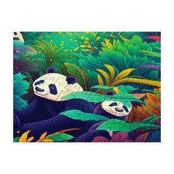 Puzzle Enjoy Puzzle : Panda Haven - 1000 Pièces