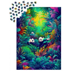 Puzzle Enjoy Puzzle : Panda Haven - 1000 Pièces