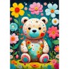 Puzzle Enjoy Puzzle : Flower Teddy Bear - 1000 Pièces