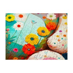 Puzzle Enjoy Puzzle : Flower Teddy Bear - 1000 Pièces