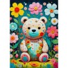 Puzzle Enjoy Puzzle : Flower Teddy Bear - 1000 Pièces