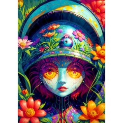 Puzzle Enjoy Puzzle : Floral Warrior - 1000 Pièces