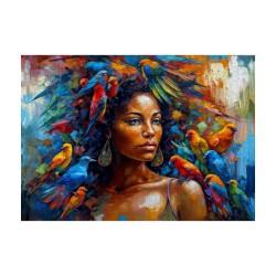 Puzzle Enjoy Puzzle : Feathery Queen - 1000 Pièces