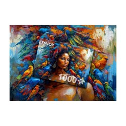 Puzzle Enjoy Puzzle : Feathery Queen - 1000 Pièces