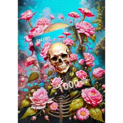 Puzzle Enjoy Puzzle : Garden Skeleton - 1000 Pièces