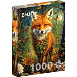 Puzzle Enjoy Puzzle : Enchanted Fox - 1000 Pièces