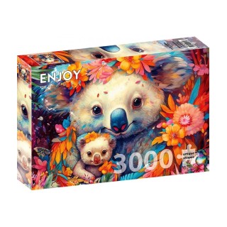 Puzzle Enjoy Puzzle : Koala Kuddles - 3000 Pièces