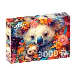 Puzzle Enjoy Puzzle : Koala Kuddles - 3000 Pièces
