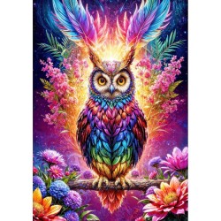 Puzzle Enjoy Puzzle : Neon Owl - 2000 Pièces