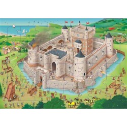 Puzzle Picolia - Chateaux Et Chevaliers- 48 Pièces