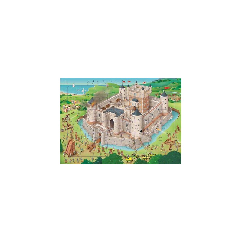 Puzzle Picolia - Chateaux Et Chevaliers- 48 Pièces