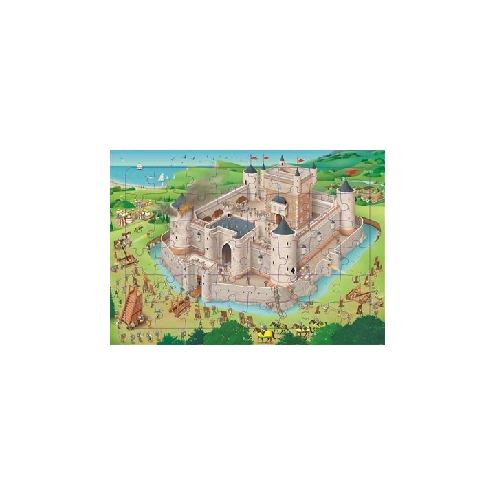 Puzzle Picolia - Chateaux Et Chevaliers- 48 Pièces