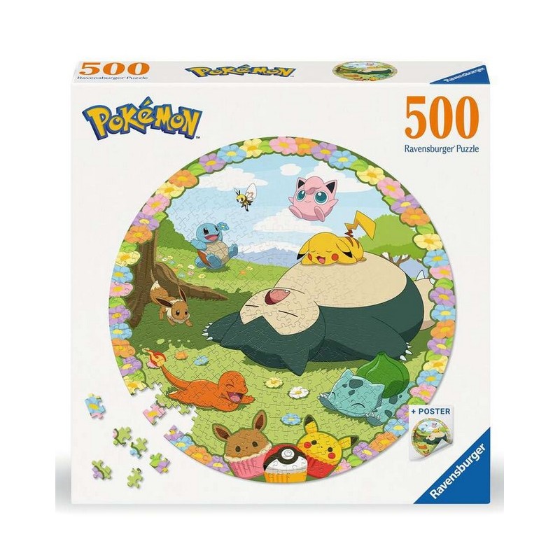 Puzzle Ravensburger - Pokémon en Fleurs - 500 Pièces