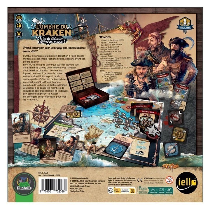 Jeux de société - L'Ombre du Kraken - Édition Essentielle
