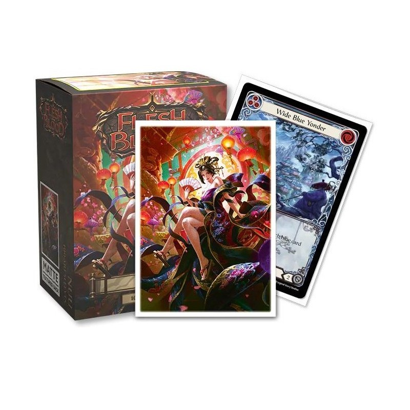 Protège-Cartes Dragon Shield - 100 Matte Art Sleeves : Flesh & Blood - Nuu