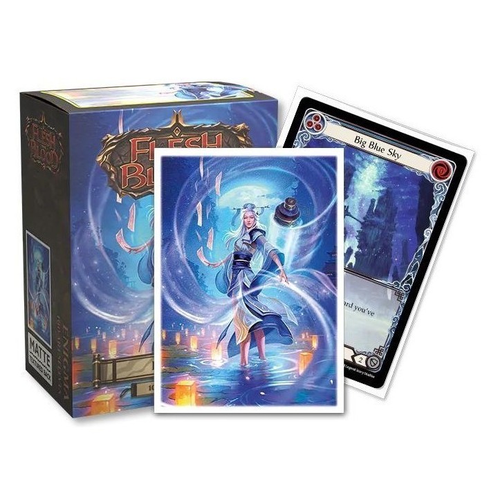 Protèges-Carte Dragon Shield - 100 Matte Art Sleeves : Flesh and Blood - Enigma