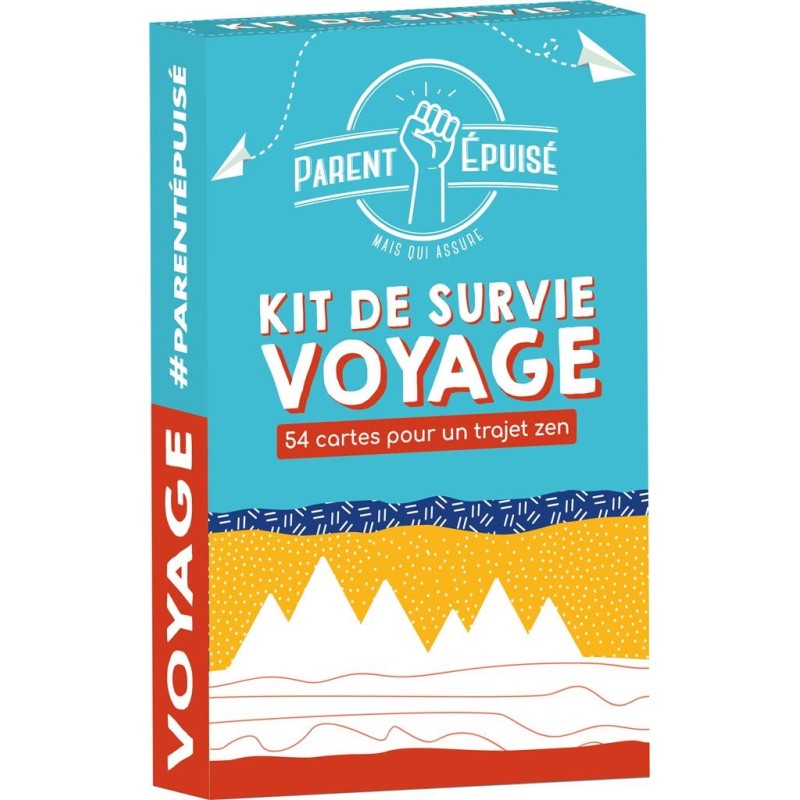 Jeux de Cartes - Parent Epuisé  Kit de Survie Voyage