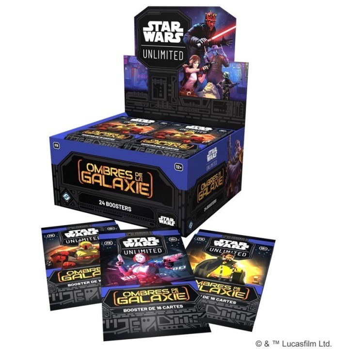 Booster Star Wars: Unlimited - Ombres de la Galaxie Boite Complète
