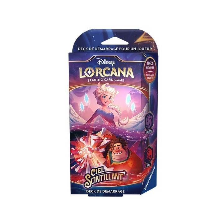 Deck de Démarrage Disney Lorcana : Ciel Scintillant - Elsa/Ralph
