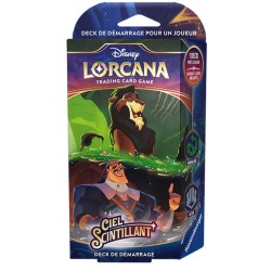 PROCHAINEMENT : Deck de Démarrage Disney Lorcana : Ciel Scintillant - Scar/Kronk 09/08 et 23/08 2024