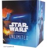 Deck Box Boite de Rangement Gamegenic Illustrée Star Wars Unlimited : Soft Crate REY / KYLO REN