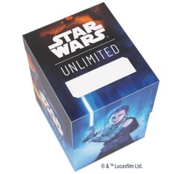 Deck Box Boite de Rangement Gamegenic Illustrée Star Wars Unlimited : Soft Crate REY / KYLO REN