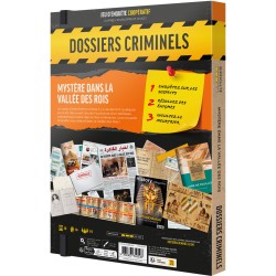 Jeux de société - Dossier Criminels - Mystère dans la vallée des rois