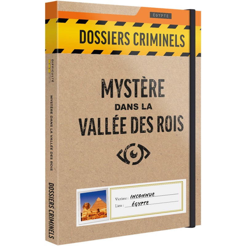 Jeux de société - Dossier Criminels - Mystère dans la vallée des rois