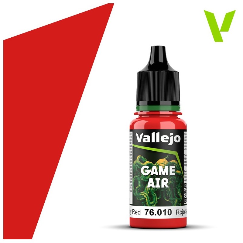 Peinture Vallejo Games Air : Rouge Sang - Bloody Red