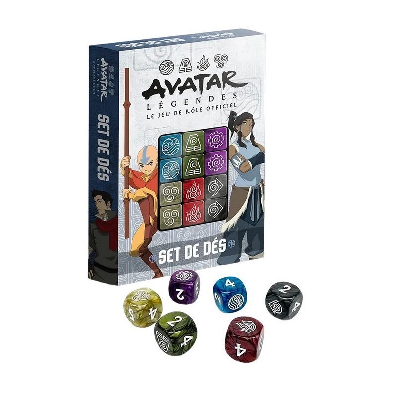 Jeux de rôle - Avatar Légendes - Set de Dés