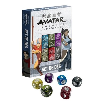Jeux de rôle - Avatar Légendes - Set de Dés