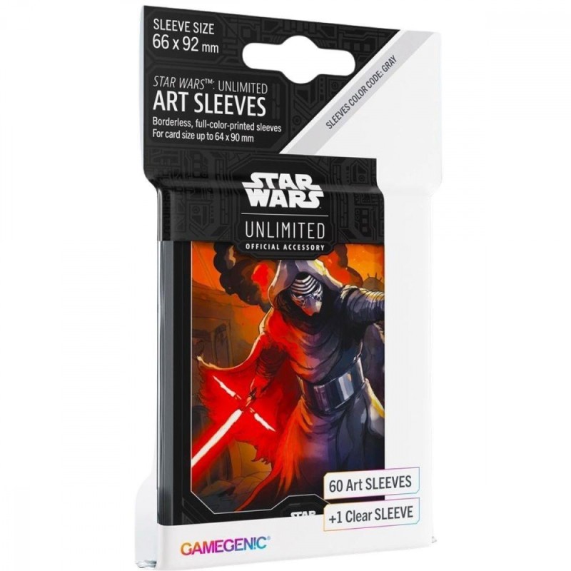 Protège-cartes Gamegenic Illustré Star Wars Unlimited : Kylo Ren