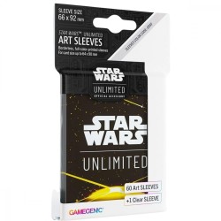 Protège-cartes Gamegenic Illustré Star Wars Unlimited : Card Back Yellow