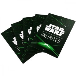 Protège-cartes Gamegenic Illustré Star Wars Unlimited : Art Sleeves Card Back Green