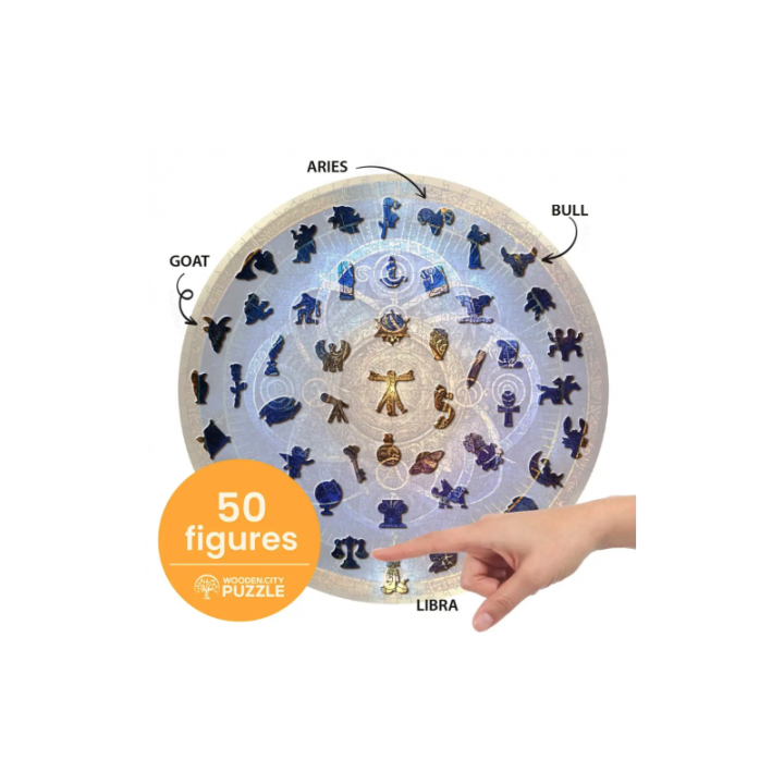 Puzzle Wooden City : Blue Zodiac - 250 Pièces
