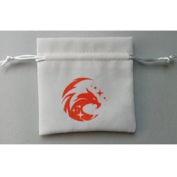 Accessoire - Bourse en velours pour rangement Dés : Dragon