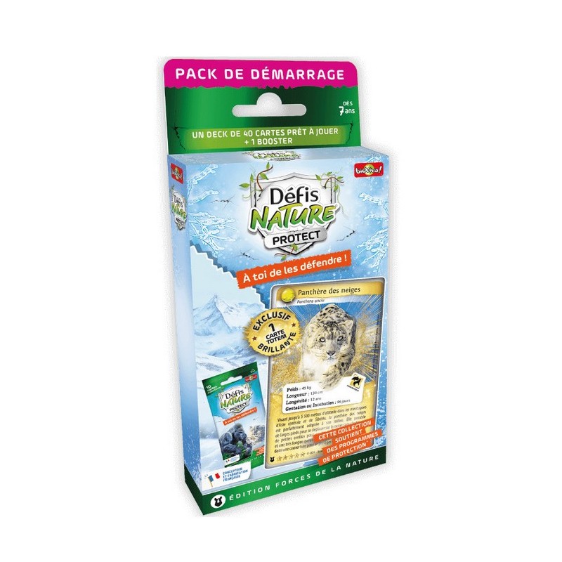 Pack de démarrage Défis Nature Protect - Édition Forces de la Nature : Panthère des neiges