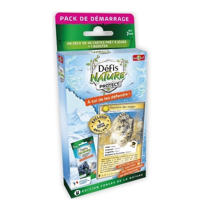 Pack de démarrage Défis Nature Protect - Édition Forces de la Nature : Panthère des neiges