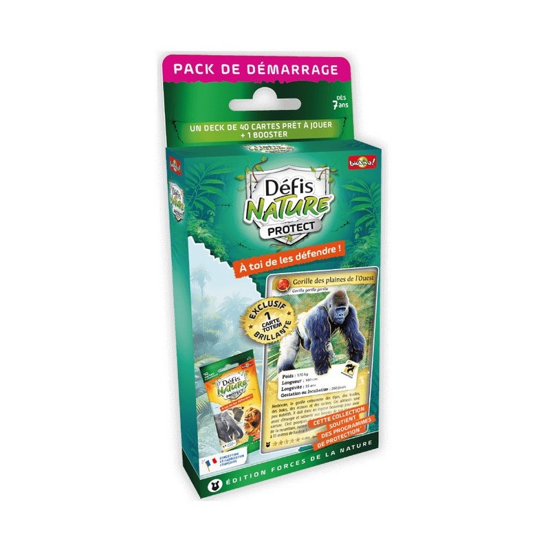 Pack de démarrage Défis Nature Protect - Édition Forces de la Nature : Gorille