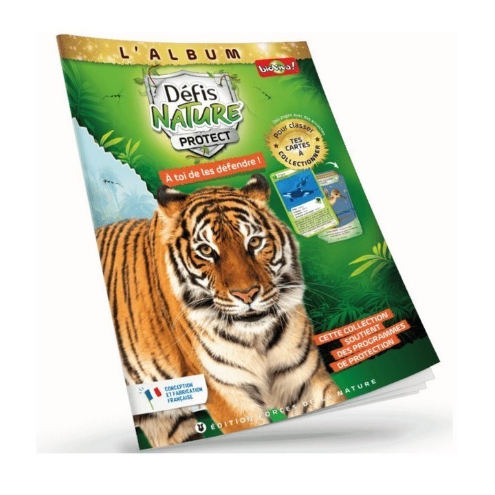 Album de rangement Défis Nature Protect - Tigre du Bengale