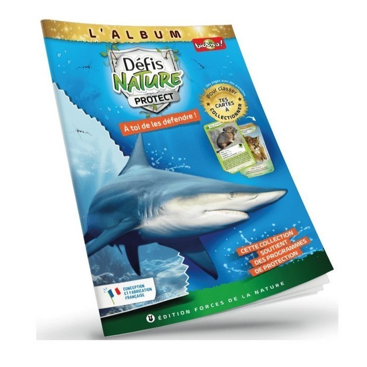 Album de rangement Défis Nature Protect - Requin Bordé
