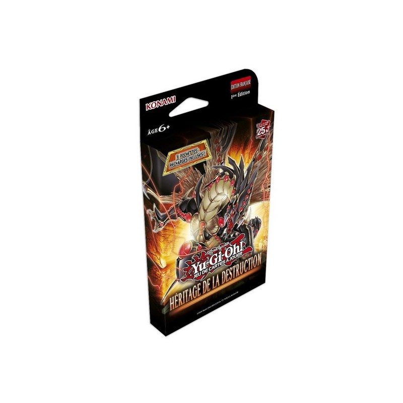 YGO - Booster Tri-Pack Yu-Gi-Oh! Héritage de la Destruction