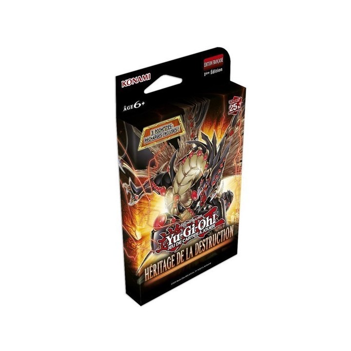 YGO - Booster Tri-Pack Yu-Gi-Oh! Héritage de la Destruction