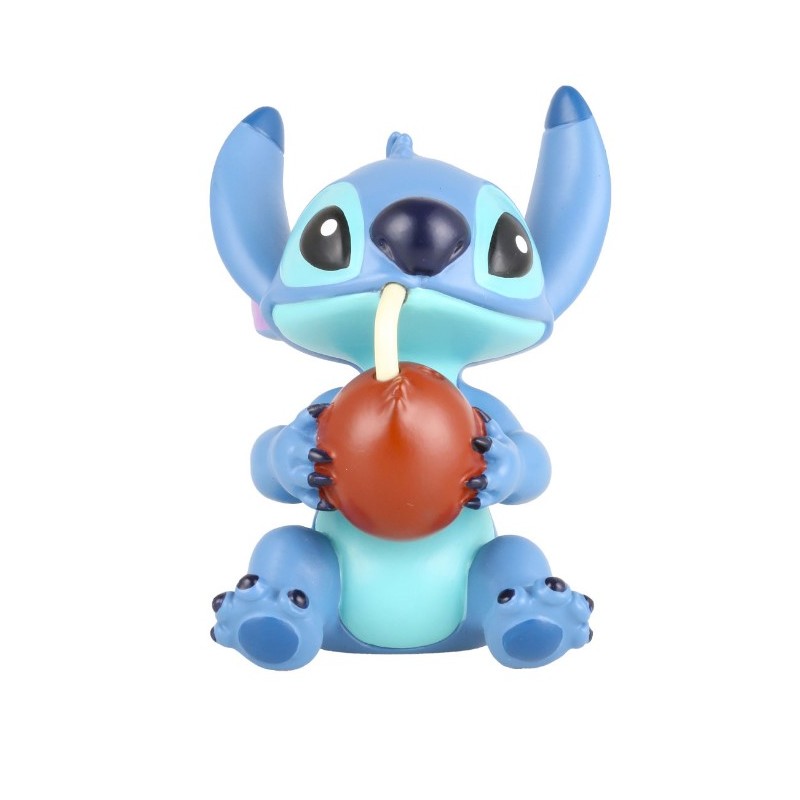 Figurine Disney Showcase : Stitch avec une noix de coco