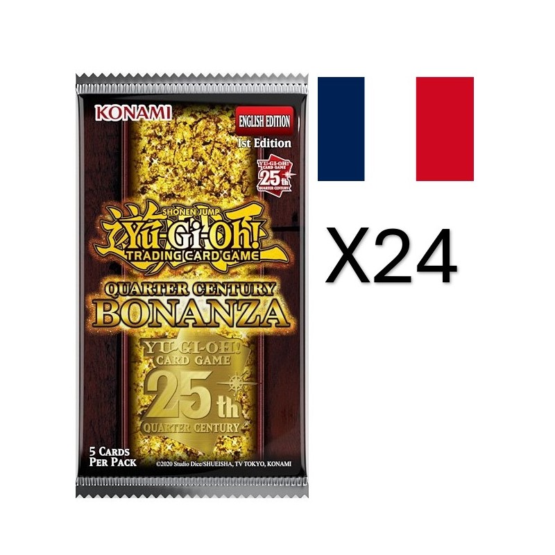 PROCHAINEMENT : YGO - Booster Yu-Gi-Oh! Quarter Century Bonanza Boite Complète 07/11/2024