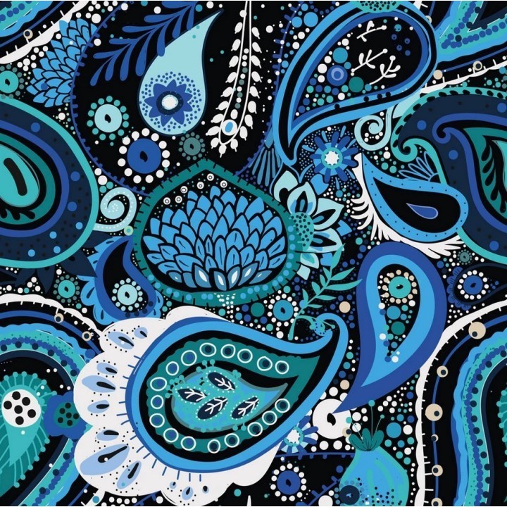 Sac Tapis Large : Oriental Paisley - Jusqu'à 93 cm d'un côté