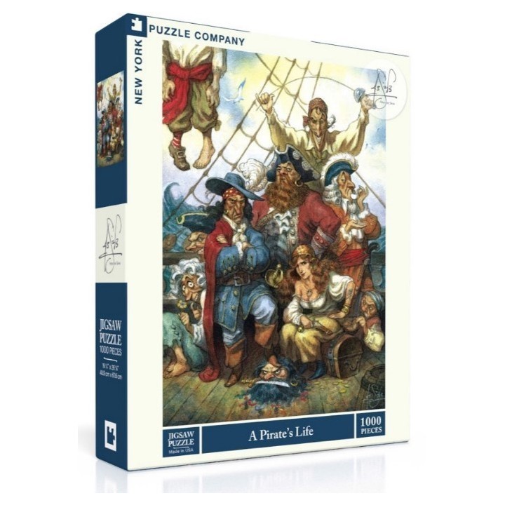 Puzzle New York Company : Peter de Sève - A Pirate's Life - 1000 Pièces